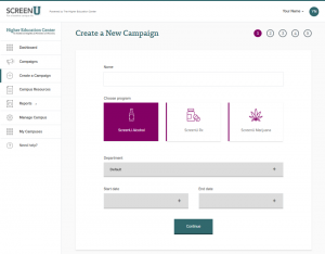 Create Campaign Screenshot
